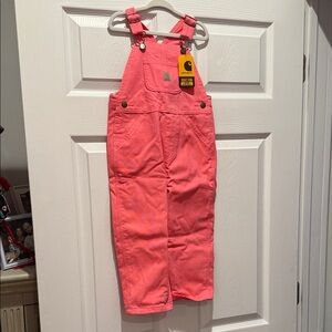 Carhartt Kids Bright Pink Overalls